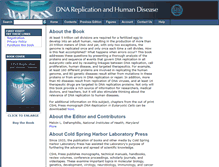 Tablet Screenshot of dnareplication.cshl.edu